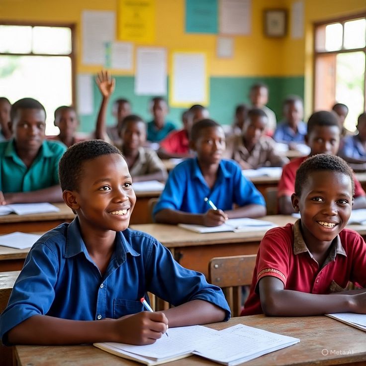 Enfants en classe au Bénin